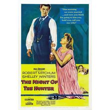 THE NIGHT OF THE HUNTER (1955) 1 Poster Canvas Movie Film Print A0 A1 A2 A3 A4 A