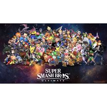 Super Smash bro Ultimate (2) Poster Canvas Movie Film Print A0 A1 A2 A3 A4 A5 A6