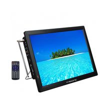 Trexonic Portable Rechargeable 14 Inch LED TV with HDMI, SD/MMC, USB, VGA, AV...