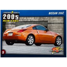 RARE TRADING CARD ORANGE NISSAN 350Z Z-33 Z CAR FAIRLADY