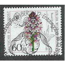 GER 1984 60pf + 30pf 'FLOWERS' FINE USED (EBID49-508)