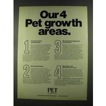 1972 Pet Incorporated Ad - Our 4 Growth Areas