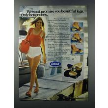 1981 Scholl Exercise Sandals Ad - We Won't Promise You