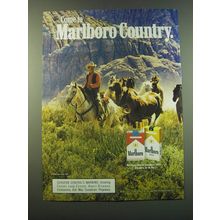 1988 Marlboro Cigarettes Ad - Come to Marlboro Country