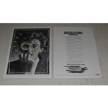 1989 Mita Copier Ad - People go mad without a Mita copier