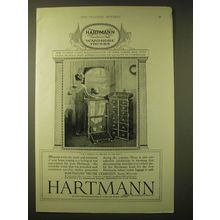 1924 Hartmann Trunk Company Ad - The world-wide recognition of this name
