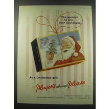 1957 Player's Navy Cut Cigarettes Ad - The present no one ever exchanges