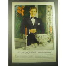 1945 Lord Calvert Whiskey Ad - Mr. Harold J. Patterson in photo by Sarra