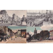 Boulogne Sur Mer 4x Antique French Transport Postcard s