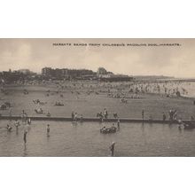 Childrens Paddling Pool Margate Antique Postcard