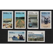 Turkish Cyprus Modern Development 3rd series 6v 1989 MNH SG#258-263
