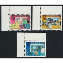 New Caledonia OPT 3v Corners 2008 MNH SG#1446-1448 MI#1473-1475