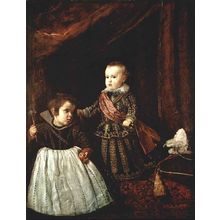 Prince_Baltasar_and_dwarf_EUR Poster Canvas Movie Film Print A0 A1 A2 A3 A4 A5 A