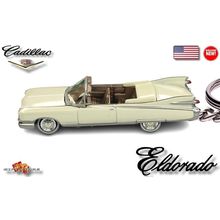 HTF KEYCHAIN 59/60 WHITE CADILLAC ELDORADO CUSTOM Ltd Ed.