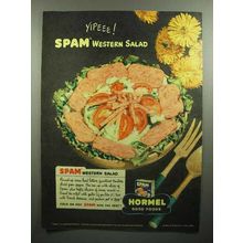 1945 Hormel SPAM Ad - Western Salad