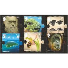 2009 Charles Darwin Set SG2905-2910 Very Fine Used with First Day Cancels