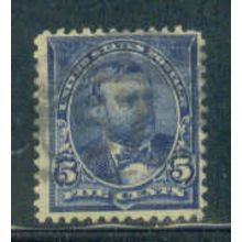 Used 281 5c Ulysses S. Grant Barely Clears M04781