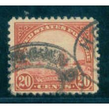 Used 567 20c Golden Gate Just Clears A16154