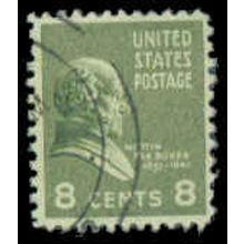 Used 813 8c Martin Van Buren Fine M078366