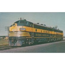 Ontario Northland 1961 Canadian Railway Railroad Train Cochrane Rare Postcard