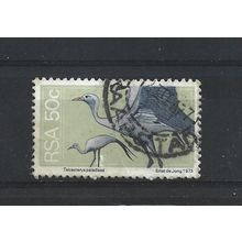 SouthAfrica.SG362 50c Stanley Cranes.Fine Used.Sep25i