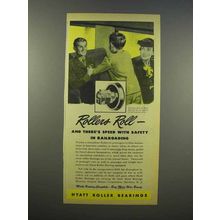 1945 Hyatt Roller Bearings Ad - Railroading