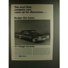 1967 Dodge Coronet Car Ad - Company Cars Discussion