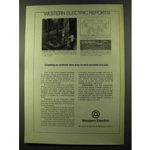 1973 Western Electric Ad - Etch Printed Circuits