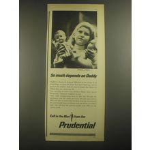 1967 Prudential Insurance Ad - So much depends on Daddy