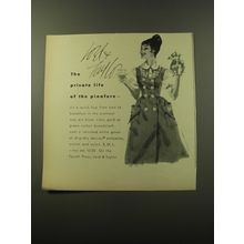 1960 Lord & Taylor Fashion Ad - The private life of the pinafore