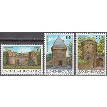 Luxembourg 1986 Michel 1153X - 1155X Neuf ** Cote (2008) 10.00 € Vestiges