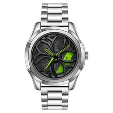 SANDA P1065 Wheel Series Casual Steel Band Quartz Watch For Men, For Men Blue Gr