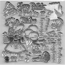 Crafter's Companion Stamp Set - 10x10cm. Stamping Cardmaking Scrapbooking Crafts