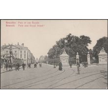 Parc et Rue Royale, Bruxelles, c.1905 - CPA