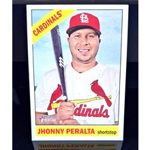 JHONNY PERALTA 2015 TOPPS HERITAGE BASEBALL CARD #166
