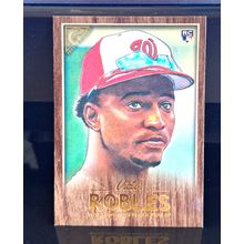 VICTOR ROBLES 2018 TOPPS GALLERY WOOD BASEBALL CARD #38
