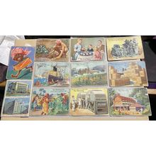 CWS Tea Cards - The Story of Tea - 11 cards (one missing from set)