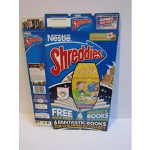 Nestle 2005 Shreddies Cereal Box Fantastic Books Mr Majeika Humphrey Carpenter