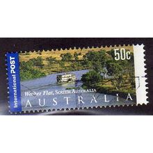 AUS 2002 50c 'WALKERS FLAT' FINE USED (EBID43-981)