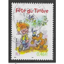 FRA 2002 46c 'STAMP DAY' FINE USED (EBID55-613)