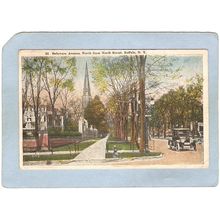 New York Buffalo Delaware Avenue From North Street Street Scene Intersecti~2790