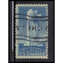 Used 744 5c Yellowstone National Park Barely Clears RA2296
