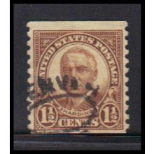 Used 686 1 1/2c Warren Harding Fine KA7242
