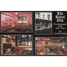The Royal Oak Goodramgate York Restaurant Advertising Postcard