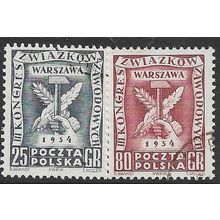 1954 Michel 847/848 - fine used (o)