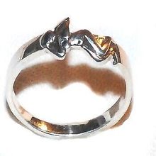 Sterling Silver Kama Sutra Naked Lady Ring