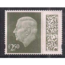 GB 2024 KC 3rd £2.50 Gooseberry Green Machin Used SG V5026 ( J1348 )