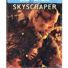 Skyscraper BLU-RAY + DVD STEELBOOK (DIGITAL MOST LIKELY EXPIRED)