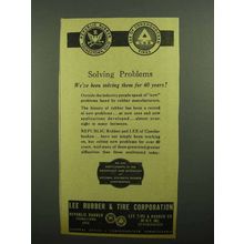 1943 Lee Rubber & Tire Ad - Solving Problems