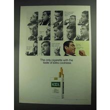 1968 Kool Cigarettes Ad - Taste of Extra Coolness